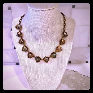 Stella & Dot Amber Gemstone Necklace